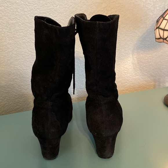 VINTAGE 1980s Platform Boots - Picture 8 of 9